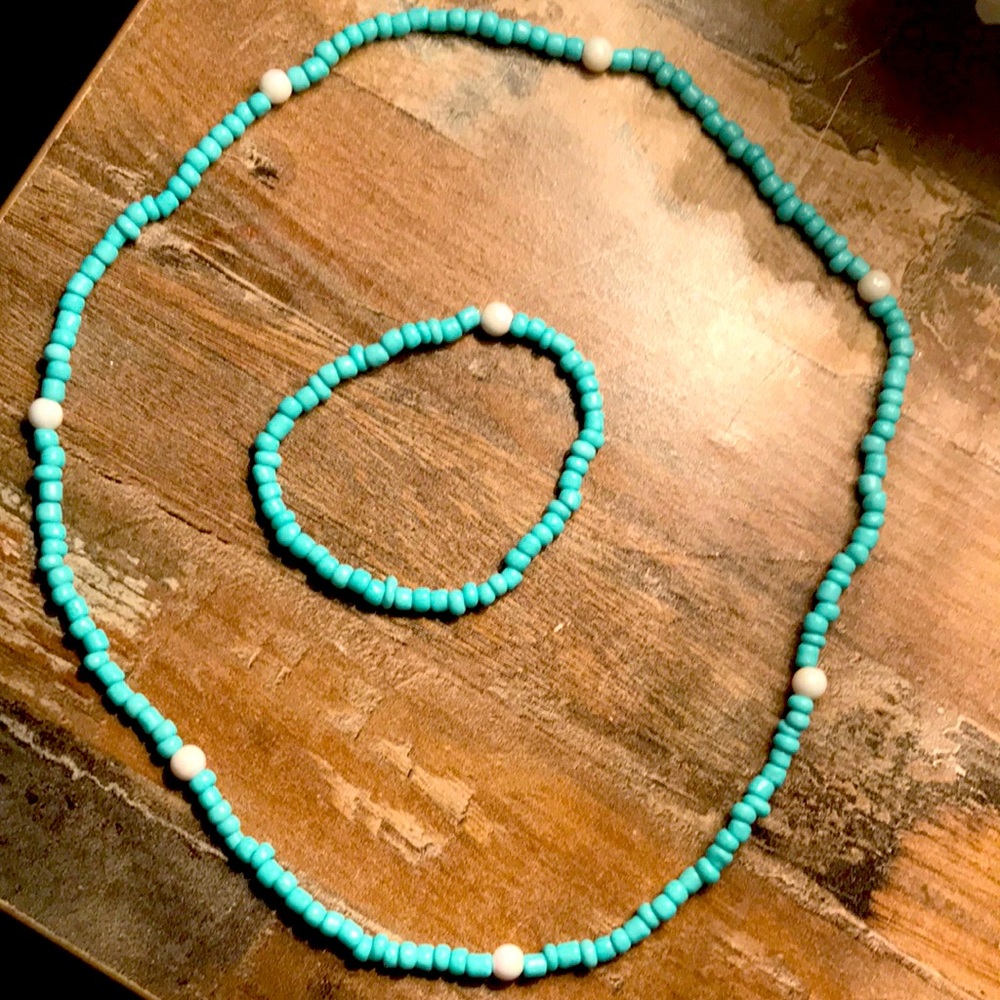Bracelet and necklace handmade